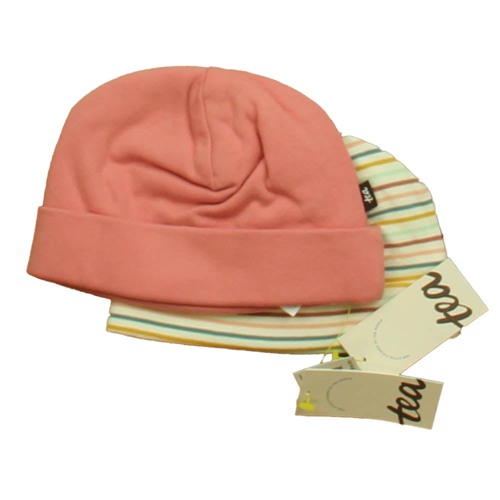 Tea Girls Pink | Ivory Hat Size: 3-6 Months Pink | Ivory