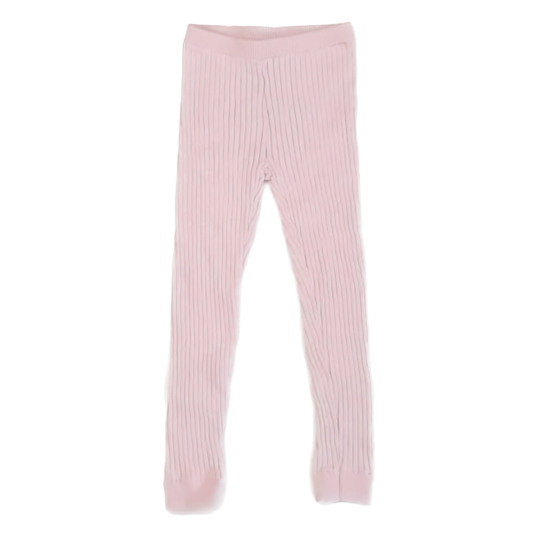 Tea Collection Girls Pink | Knit Legging Casual Pants Size: 6 Years Pink | Knit Legging