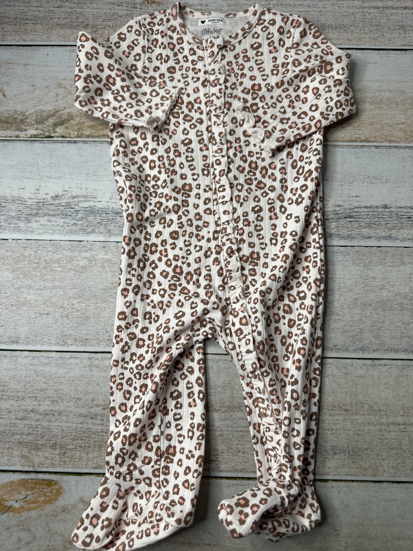 Little Me Girls pink | Leopard print Pajamas Size: 6 months pink | Leopard print