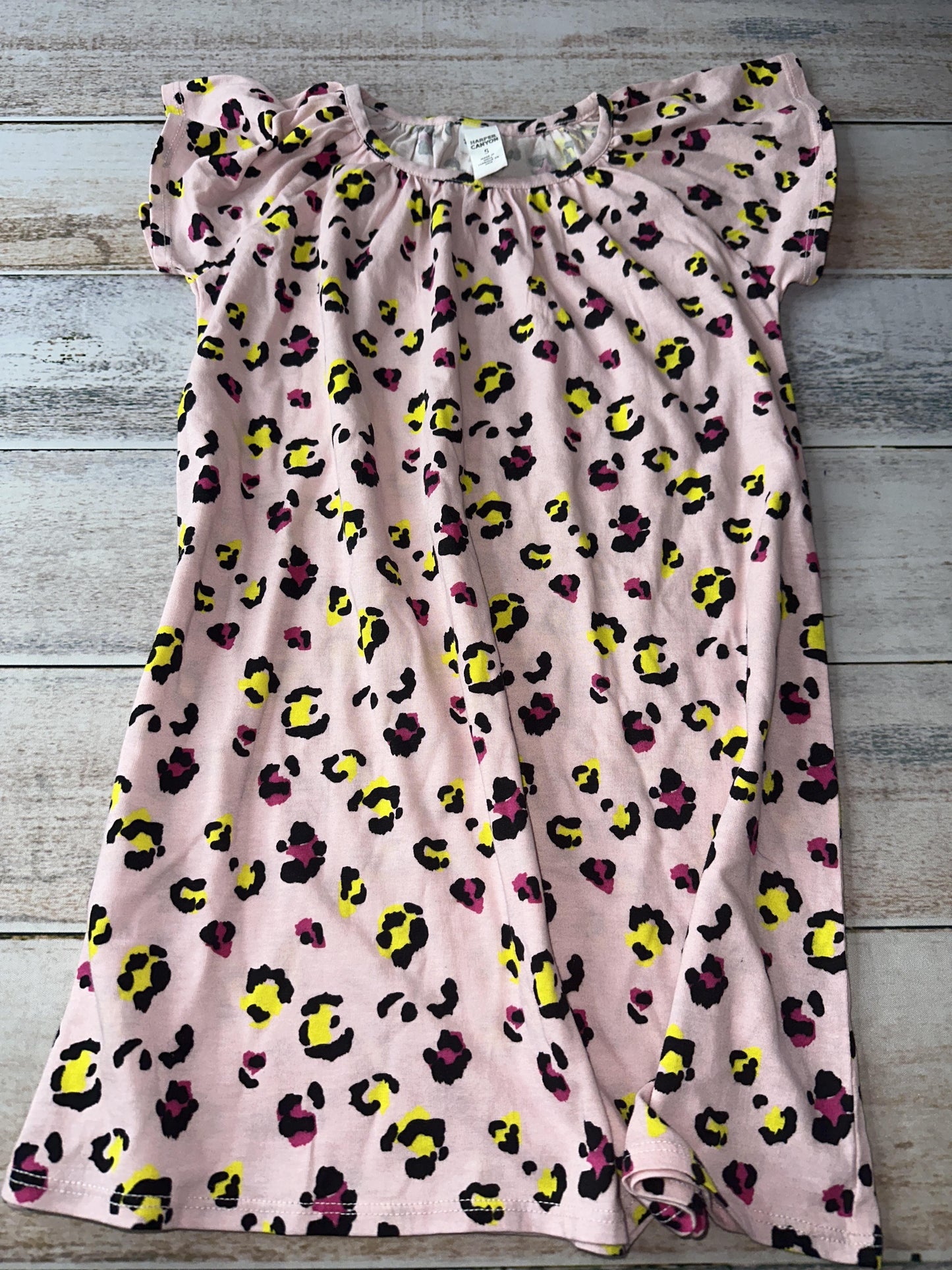 Harper Canyon Girls pink | Leopard print Dress Size: 5 pink | Leopard print