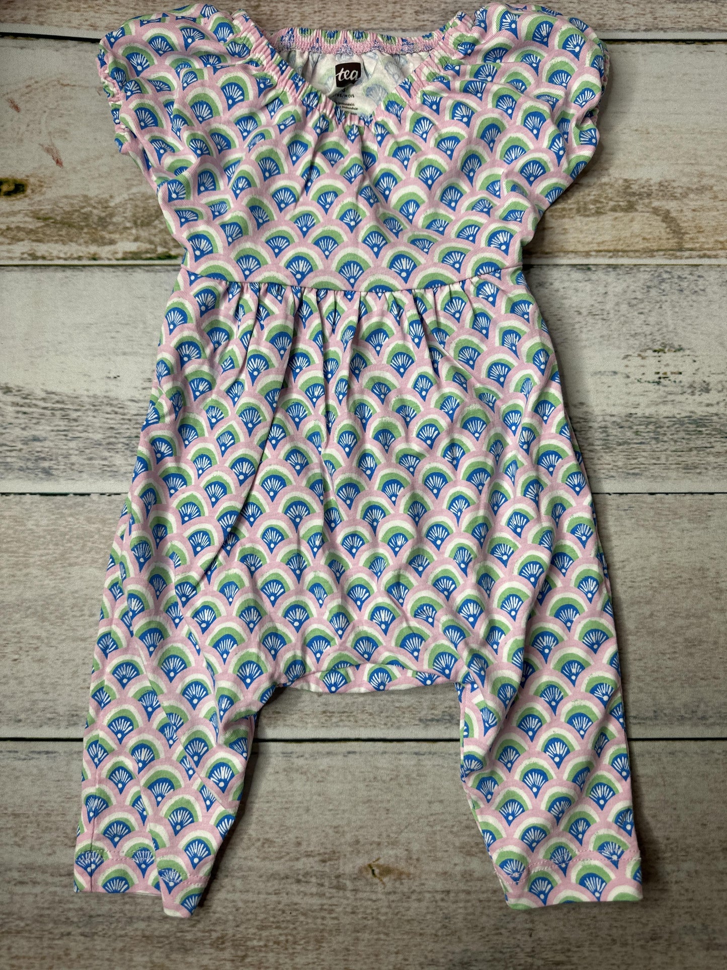 Tea Girls pink | Light Blue | light green Romper Size: 3 months pink | Light Blue | light green