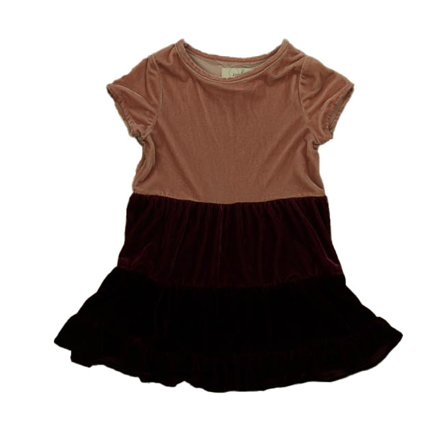 Peek Girls Pink | Maroon Dress Size: 3T Pink | Maroon