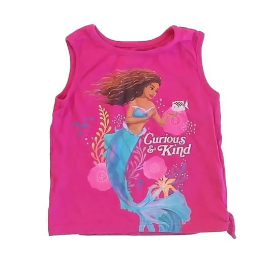 Disney Girls Pink Mermaid T-Shirt Size: 3T Pink Mermaid