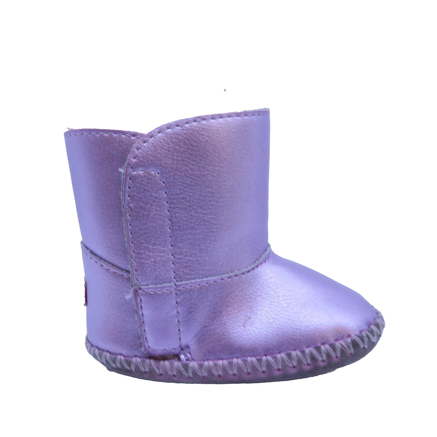 Uggs Girls Pink Metallic Boots Size: 2-3 Infant Pink Metallic