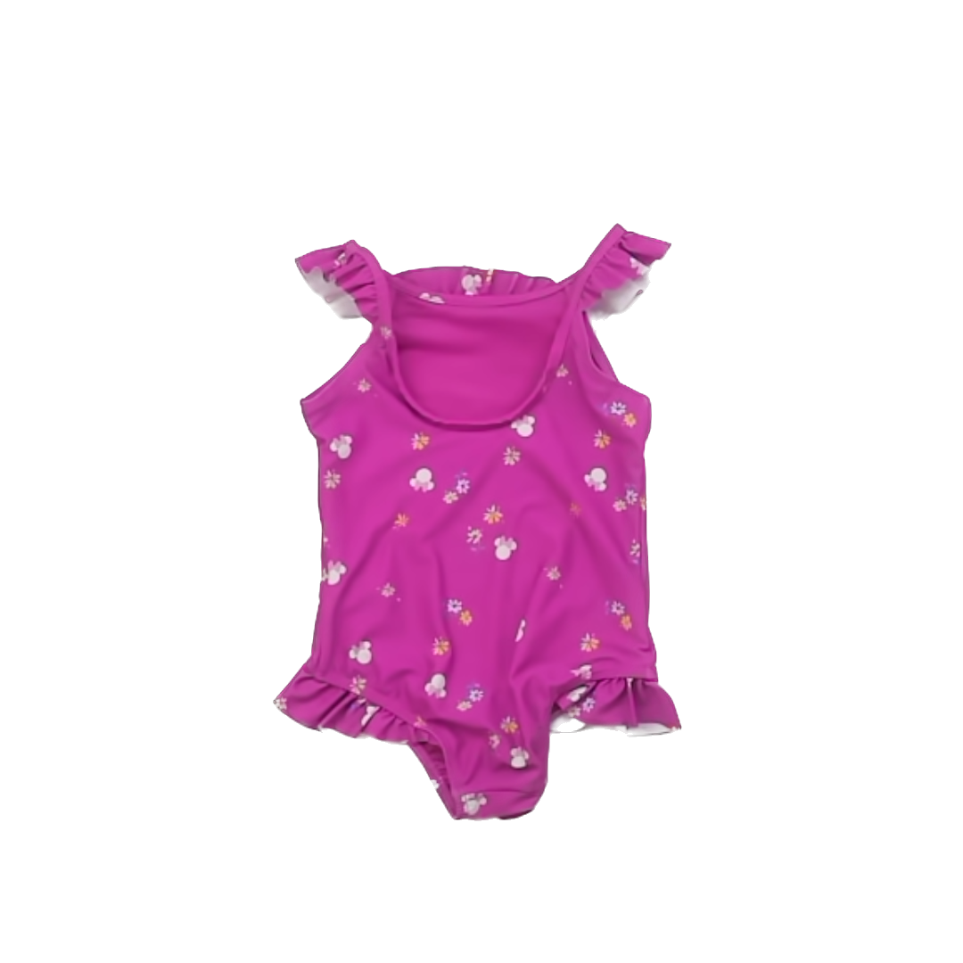 Gap x Disney Girls Pink | Minnie Mouse 1-piece Swimsuit Size: 4T Pink | Minnie Mouse