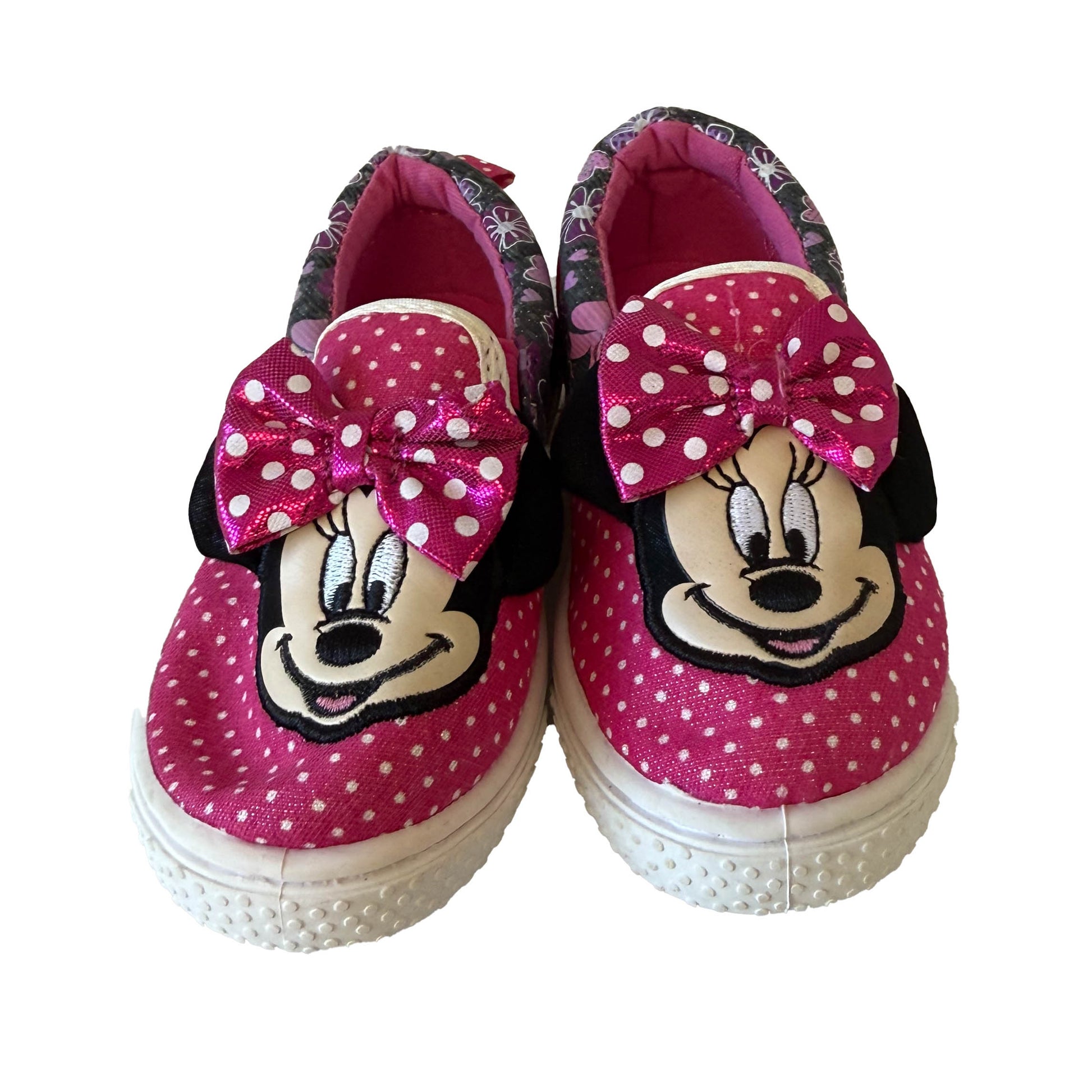 Disney Girls Pink Minnie Sneakers Size: 7 Toddler Pink Minnie