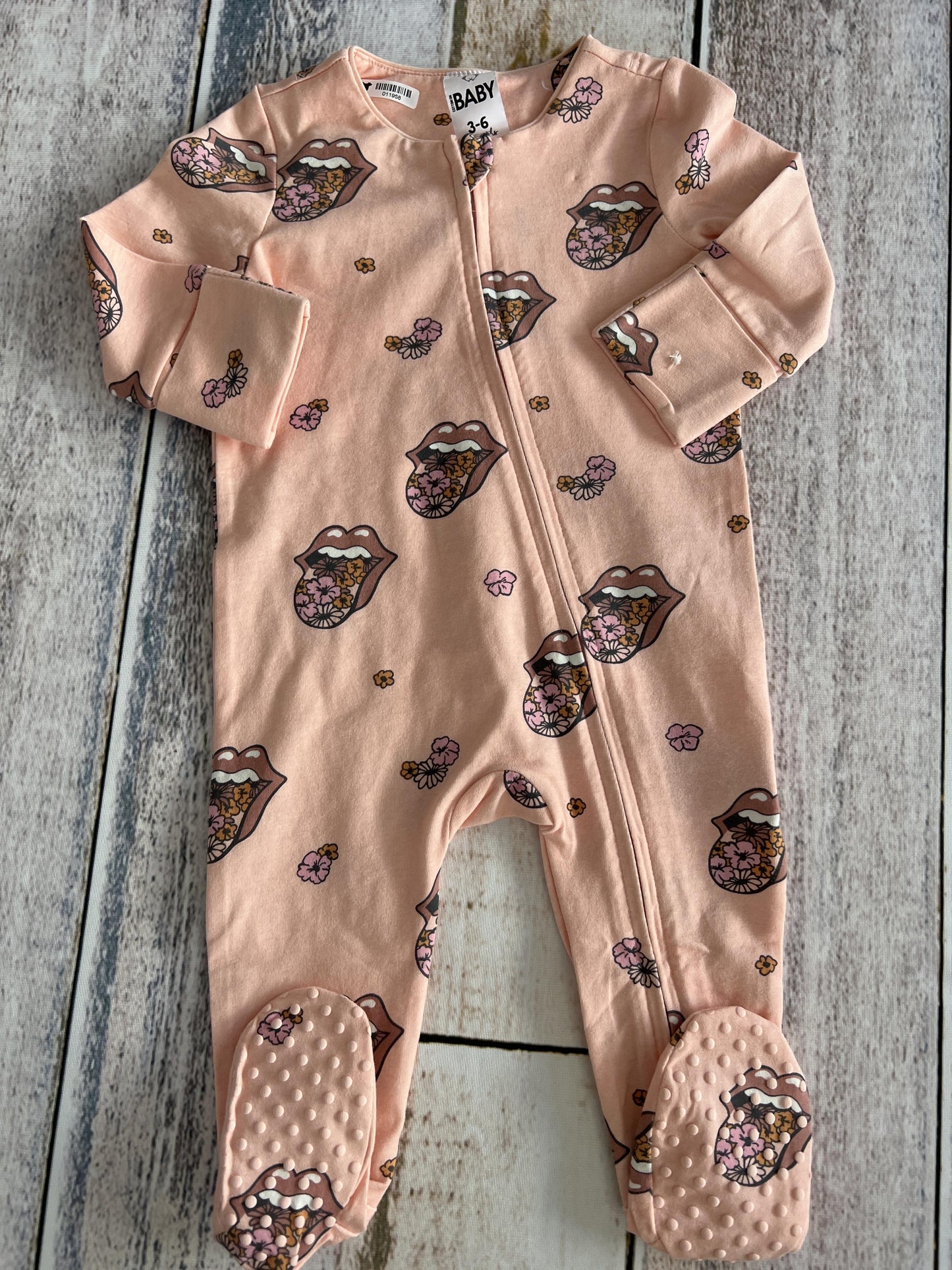 Cotton:on Kids Girls pink | Music Pajamas Size: 3-6 months pink | Music