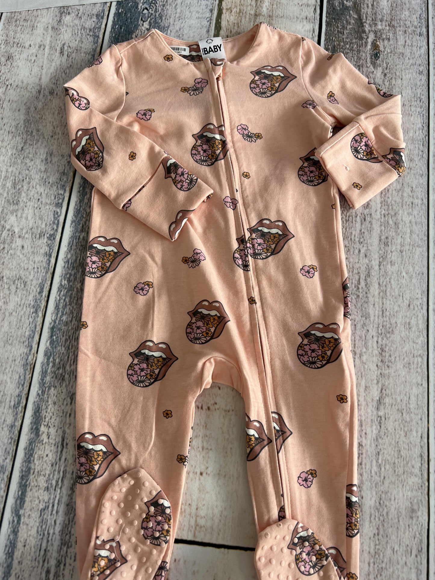 Cotton:on Kids Girls pink | Music Pajamas Size: 6-9 months pink | Music