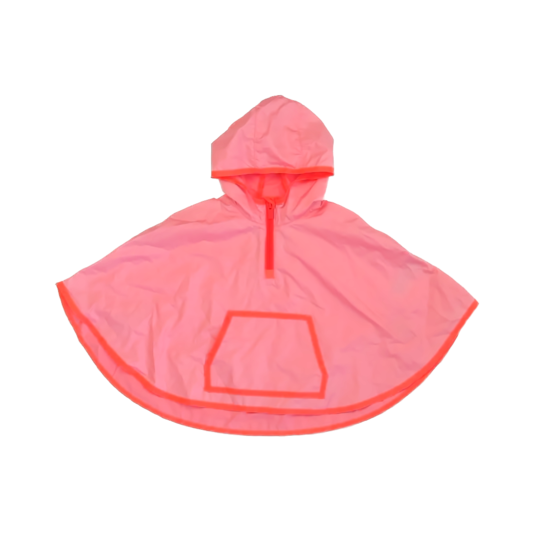 Old Navy Girls Pink | Neon Orange Rain Coat Size: 12-18 Months Pink | Neon Orange
