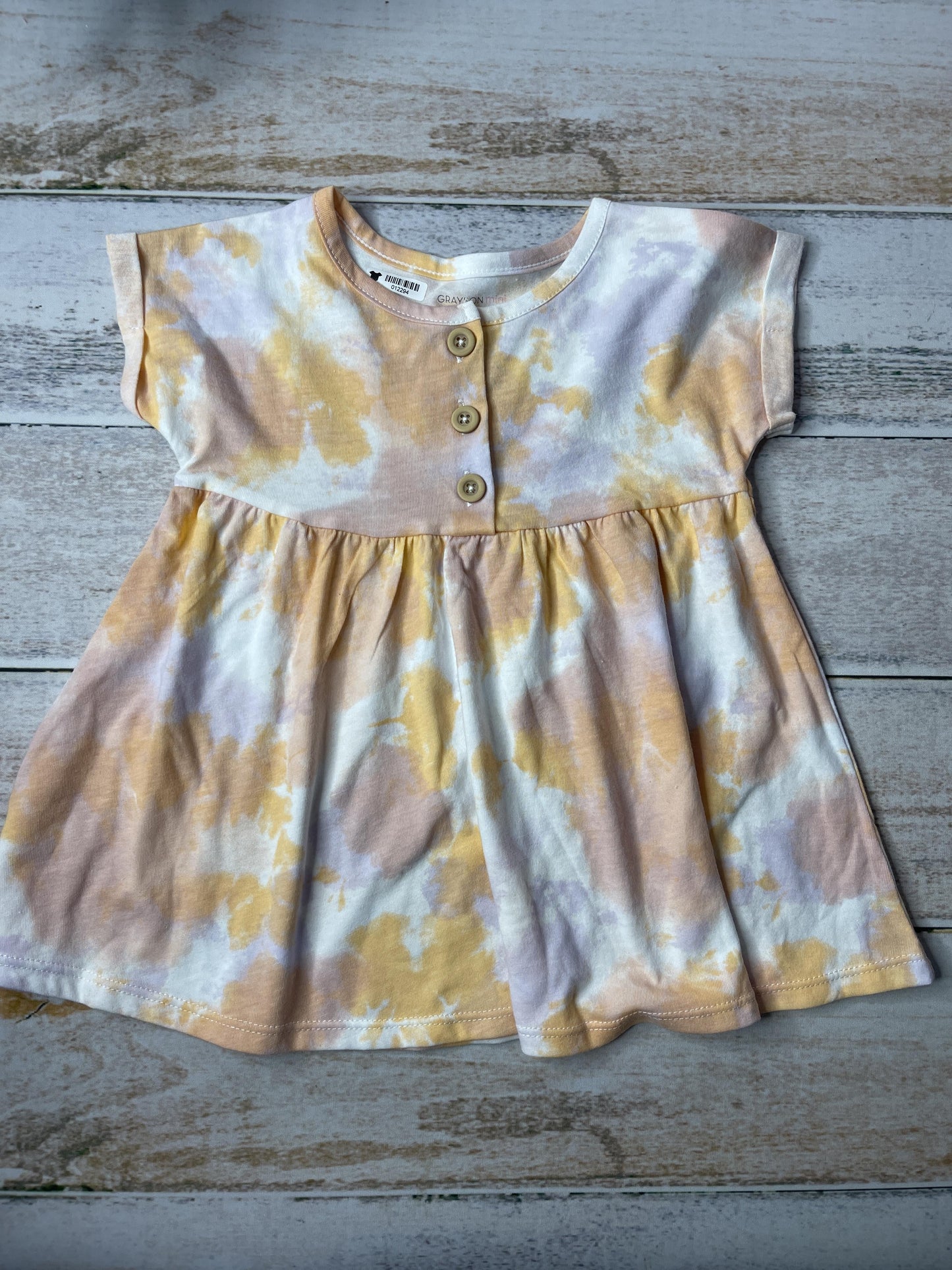 Grayson mini Girls pink | orange | cream | purple Dress Size: 18 months pink | orange | cream | purple