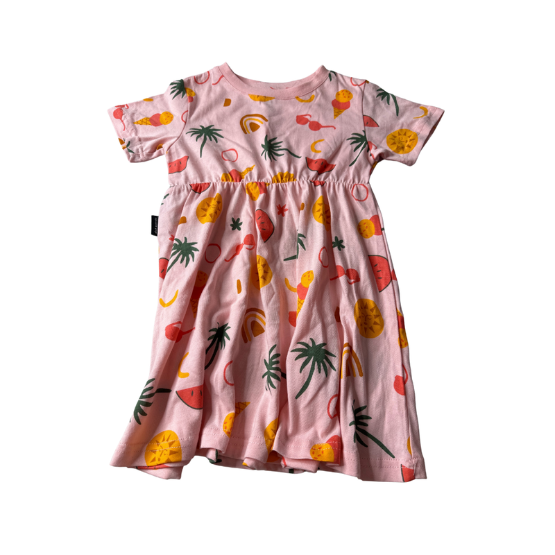 Dot Girls pink | Orange Dress Size: 5T pink | Orange
