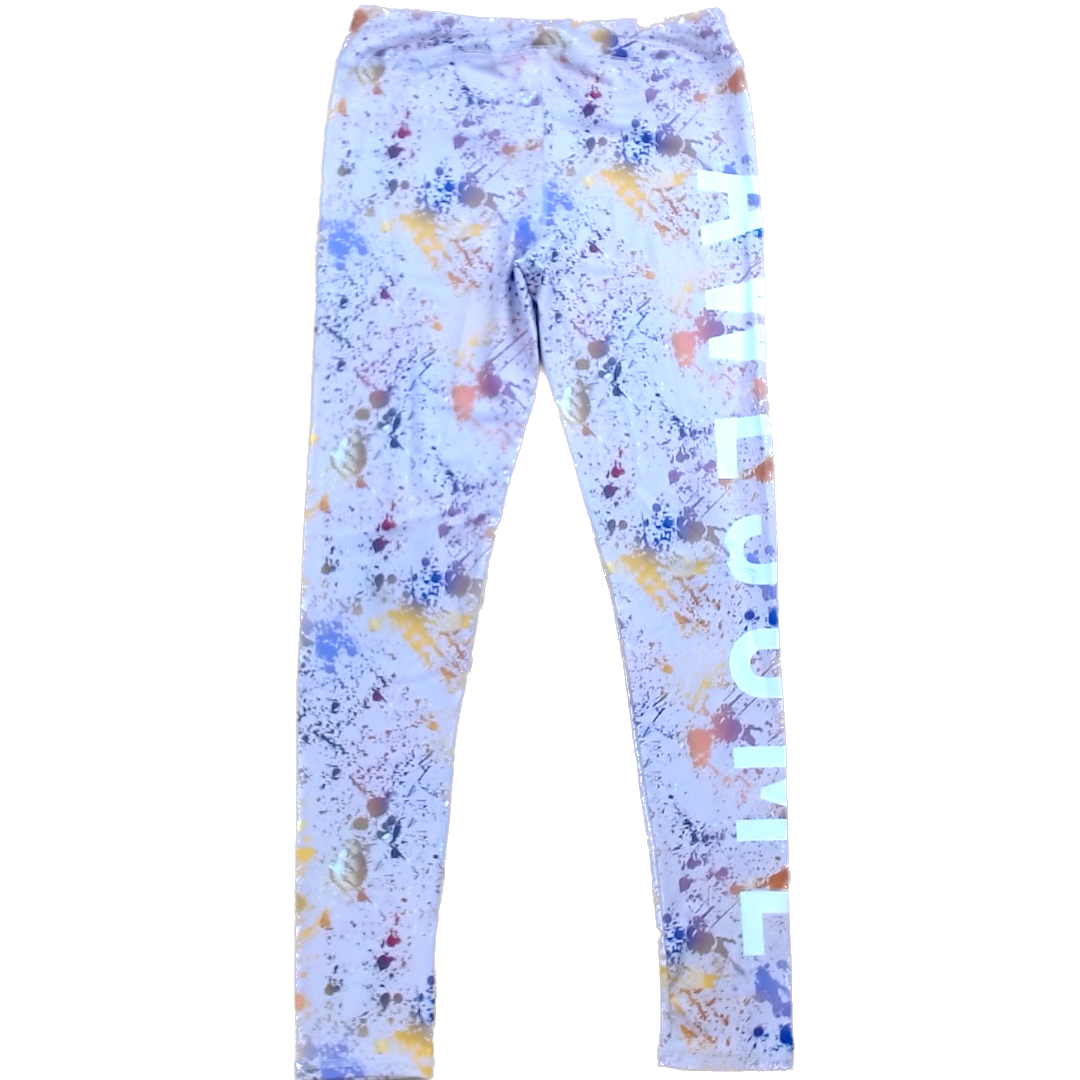 Rockets Of Awesome Girls Pink | Paint Splatter Pants Size: 14 Years Pink | Paint Splatter