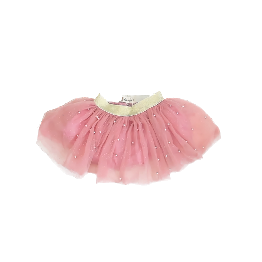 doe a dear Girls Pink | Pearl Skirt Size: 2T Pink | Pearl