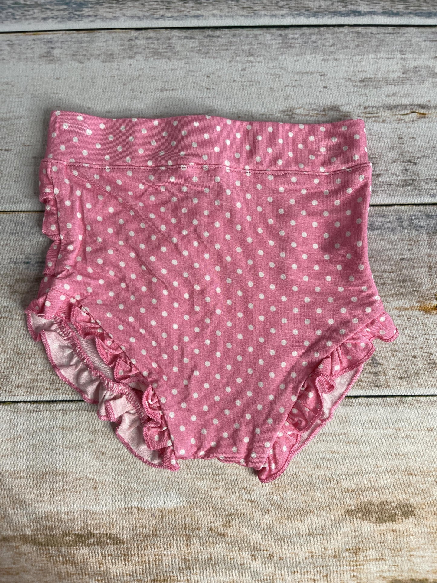 Posh Peanut Girls pink | polka dot Shirt Size: 6-12 months pink | polka dot