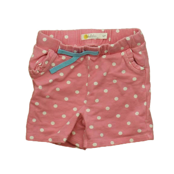 Boden Girls Pink Polka Dots Shorts Size: 12-18 Months Pink Polka Dots