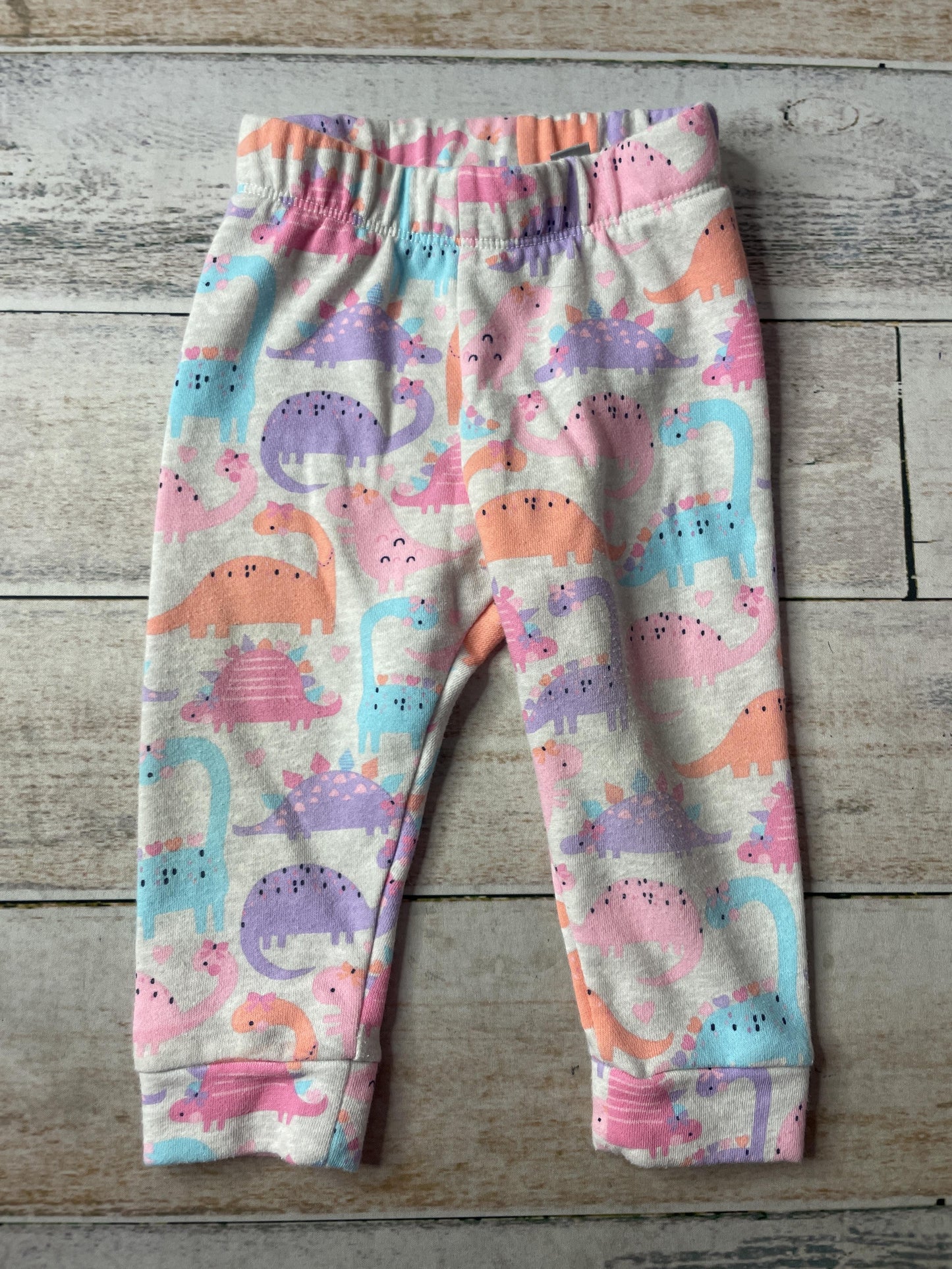 Children's Place Girls pink | purple | Blue | Dinosaur Pants Size: 12-18 months pink | purple | Blue | Dinosaur