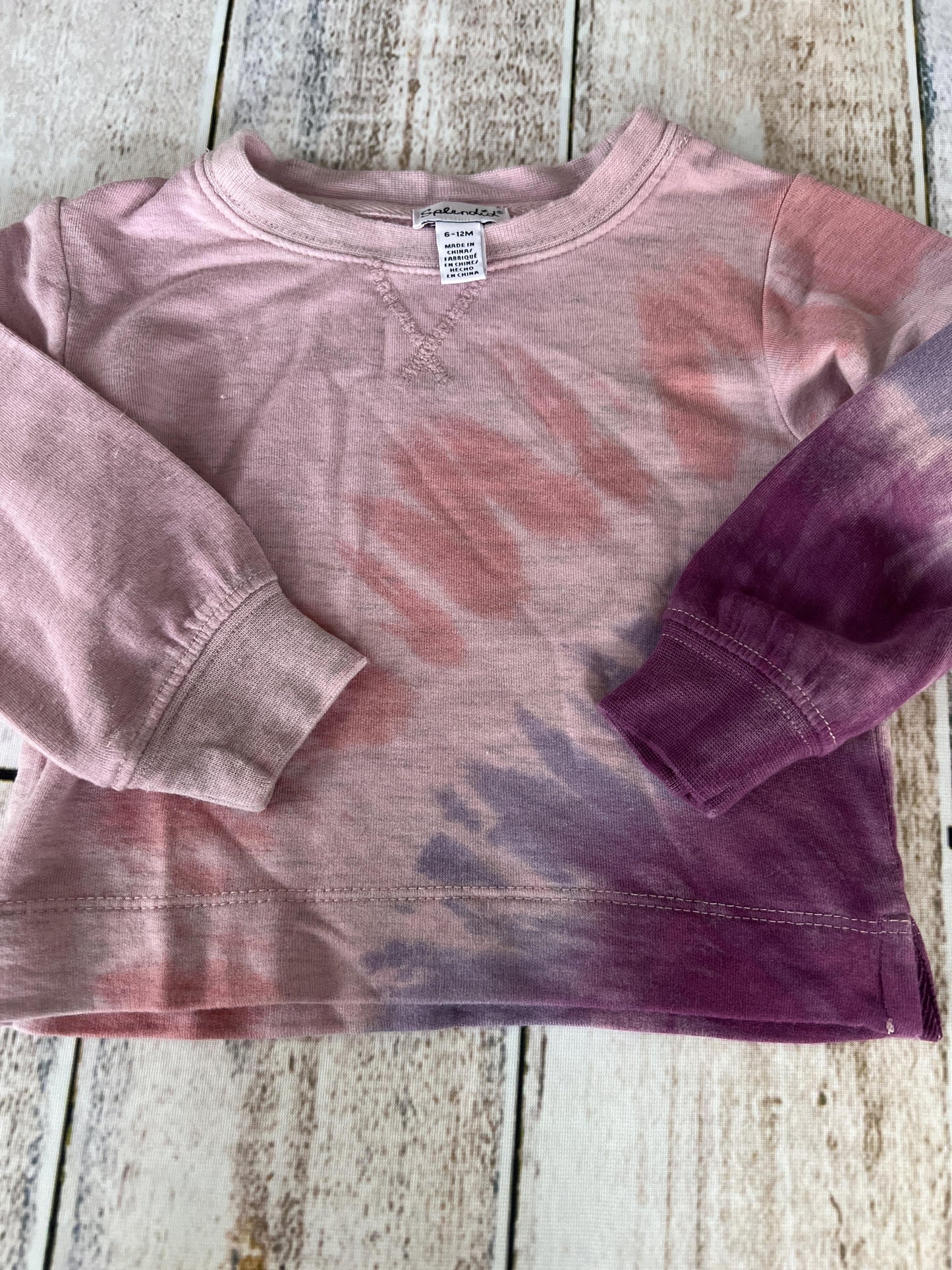 Splendid Boys pink | purple | Tie Dye Sweater Size: 6-12 months pink | purple | Tie Dye