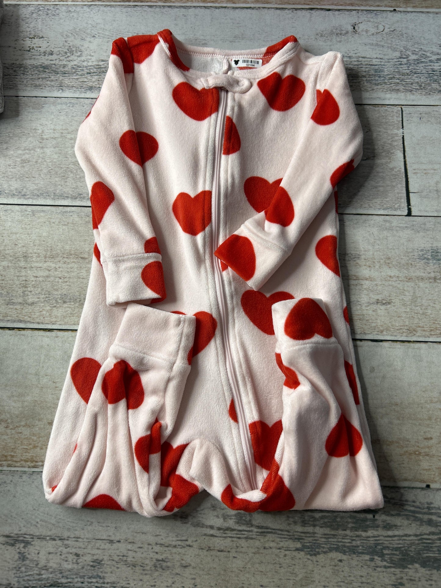 Cat and Jack Girls pink | red | Hearts Pajamas Size: 18 months pink | red | Hearts