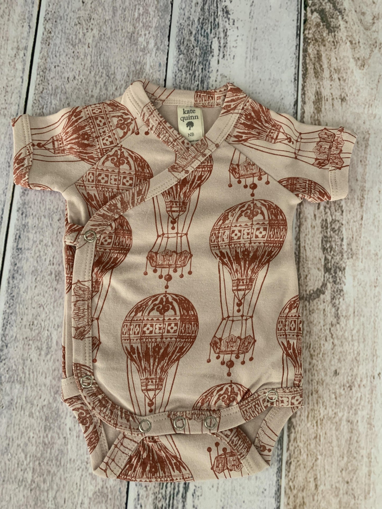 Kate Quinn Girls pink | Red | Pattern Onesie Size: Newborn pink | Red | Pattern