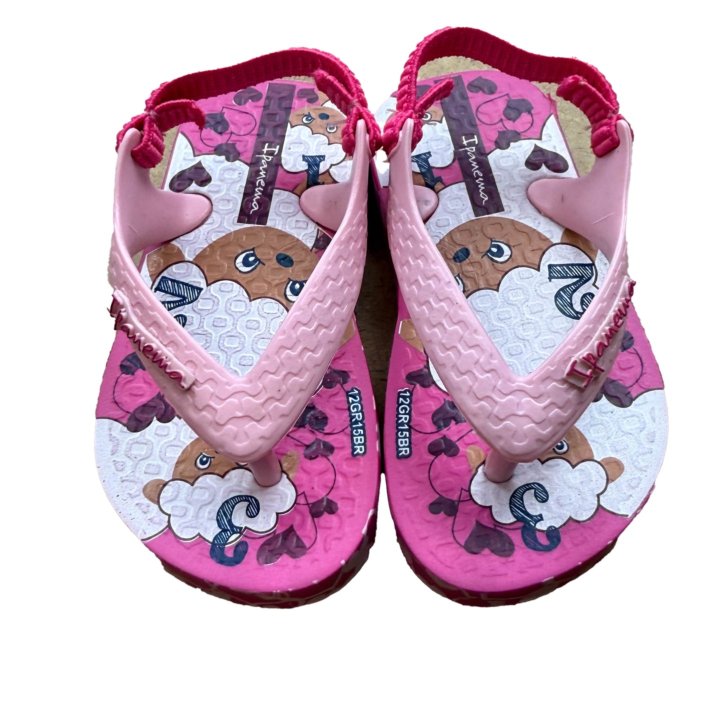 Ipanema Girls Pink Sheep Flip Flops Size: 5 Toddler Pink Sheep