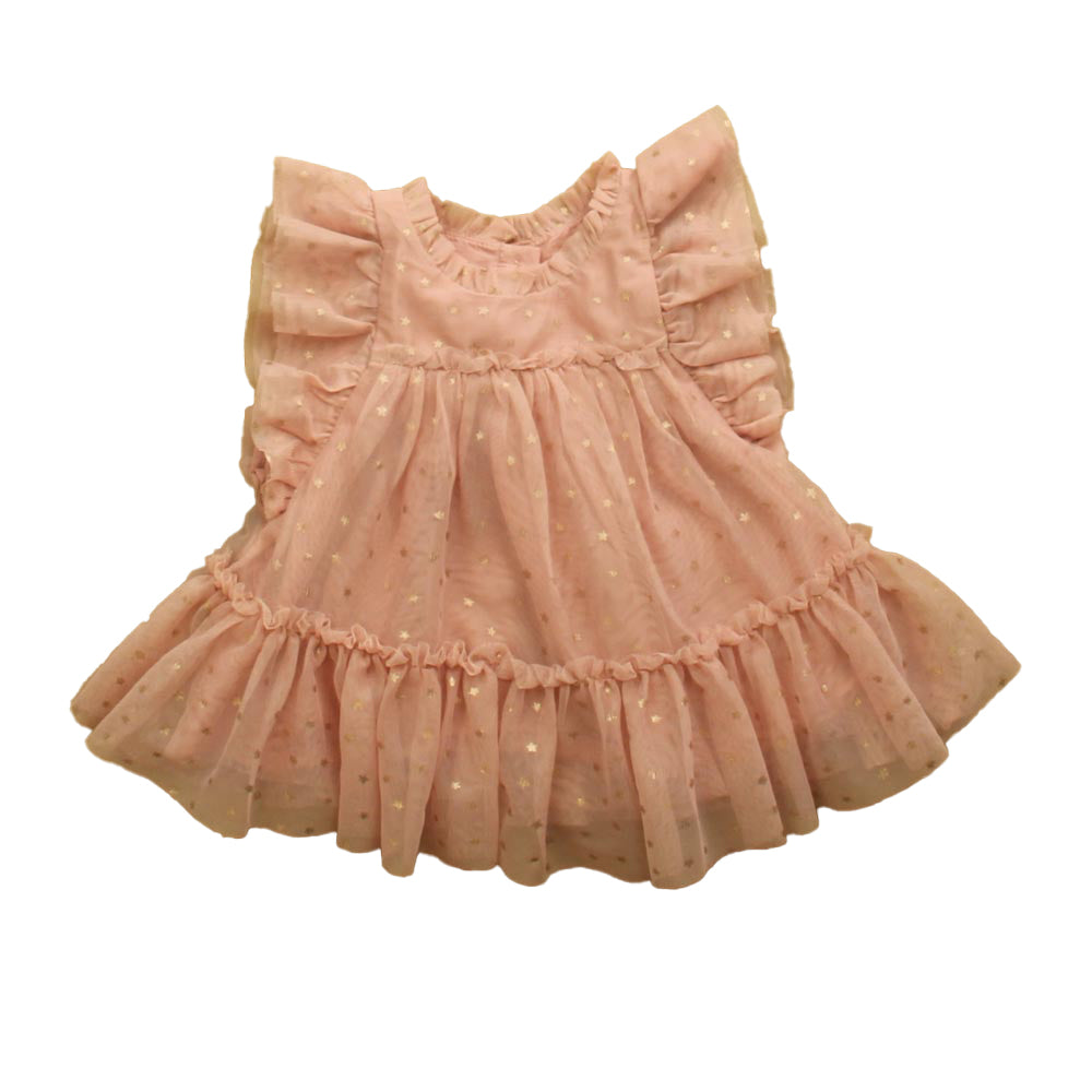 Gap Girls Pink Stars Blouse Size: 0-3 Months Pink Stars