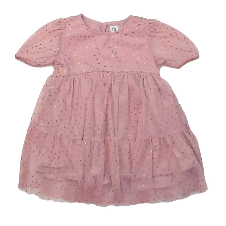Gap Girls Pink Stars Dress Size: 3T Pink Stars