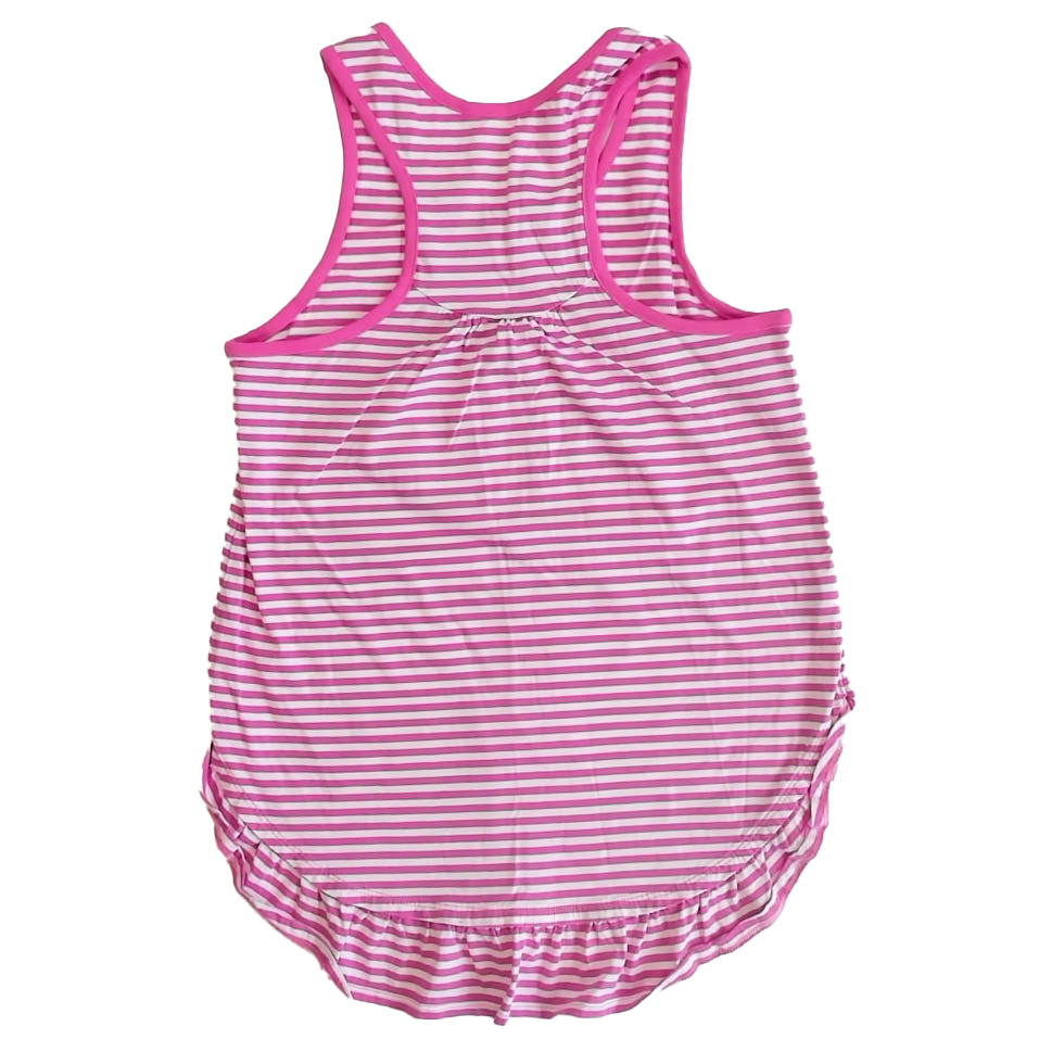 Tea Collection Girls Pink Stripe Tank Top Size: 14 Years Pink Stripe