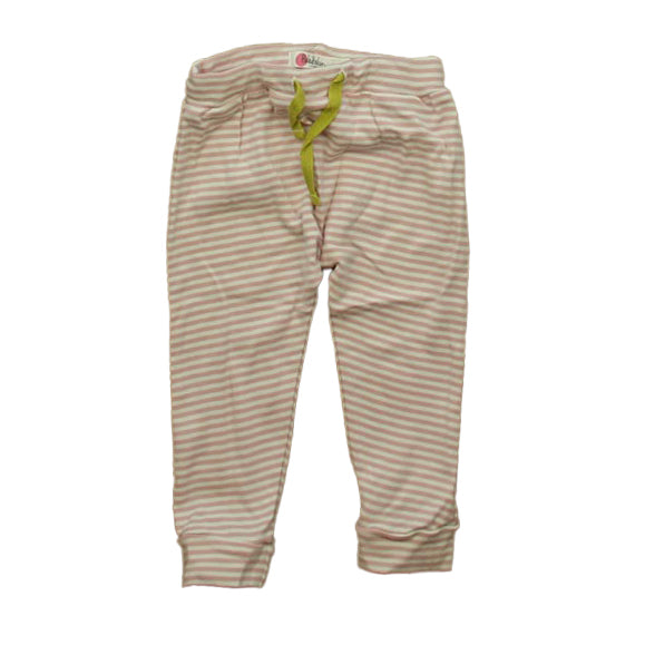 Boden Girls Pink Stripe Leggings Size: 18-24 Months Pink Stripe