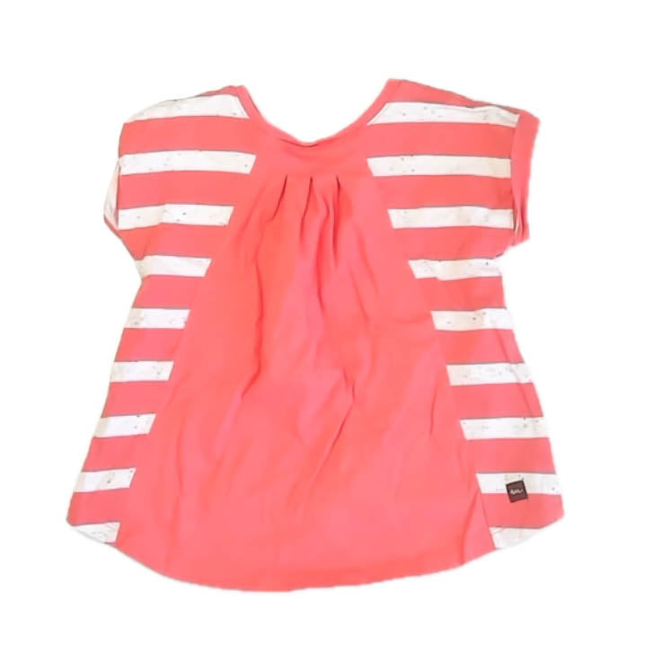 Tea Collection Girls Pink Stripe T-Shirt Size: 3T Pink Stripe