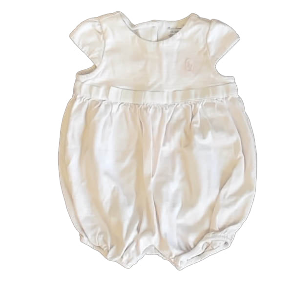Ralph Lauren Girls Pink Stripe Romper Size: 12 Months Pink Stripe