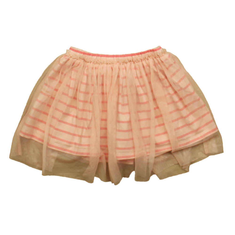 Tea Girls Pink Stripe Skirt Size: 4T Pink Stripe