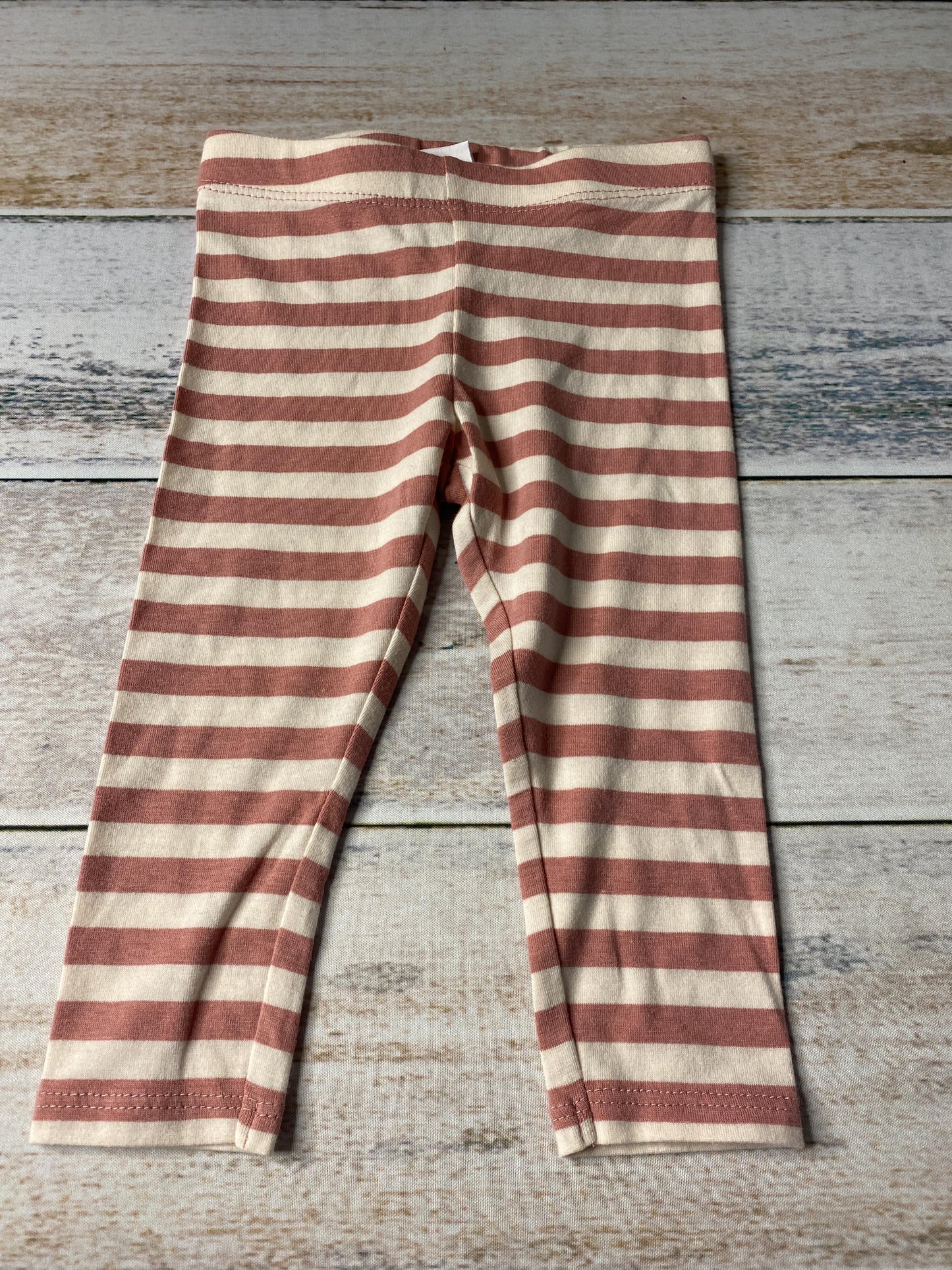 Nordstrom Girls pink | Striped | cream Pants Size: 9 months pink | Striped | cream