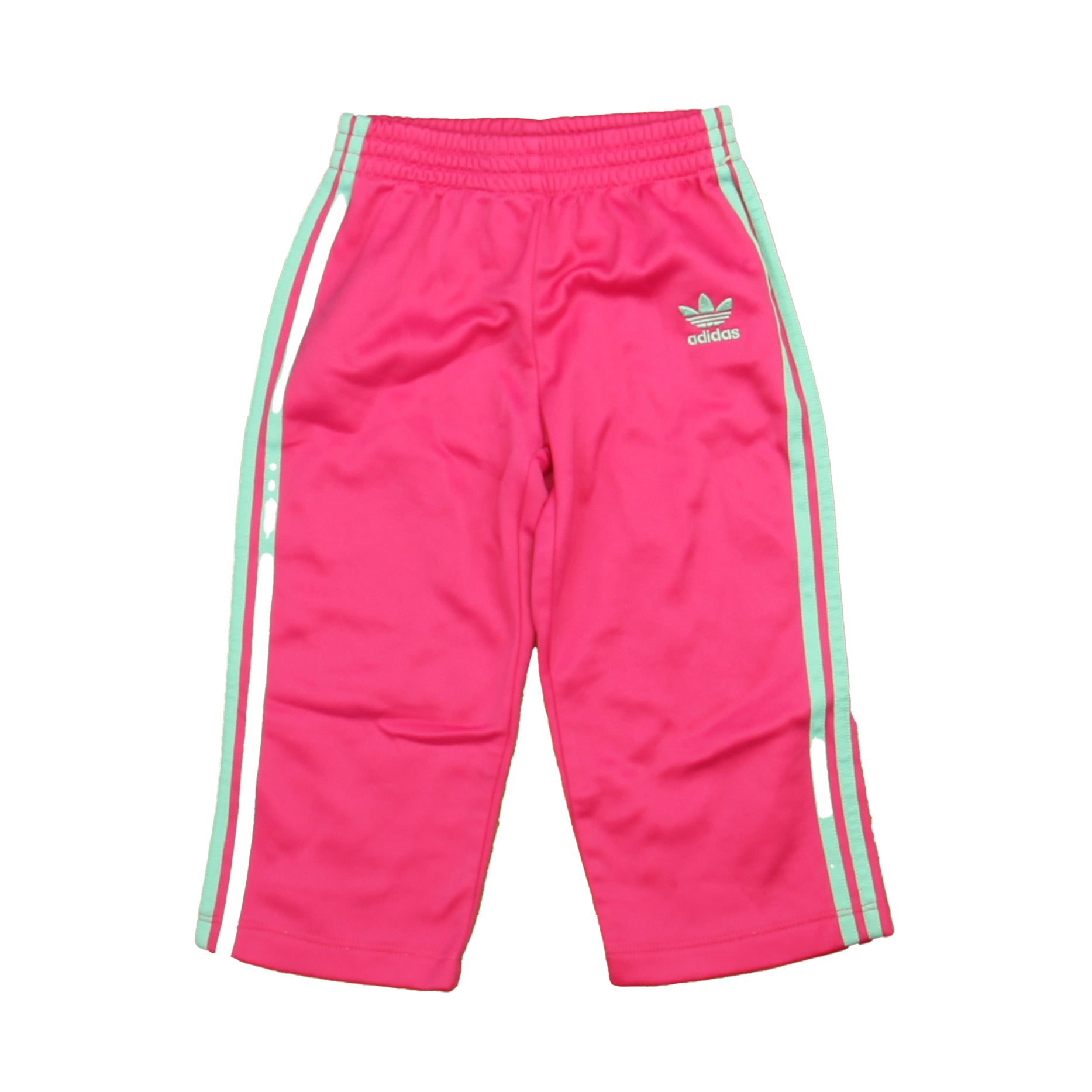 Adidas Girls Pink | Turquoise Athletic Pants Size: 2T Pink | Turquoise