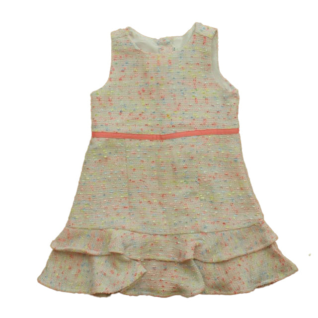 Janie and Jack Girls Pink Tweed Dress Size: 2T Pink Tweed