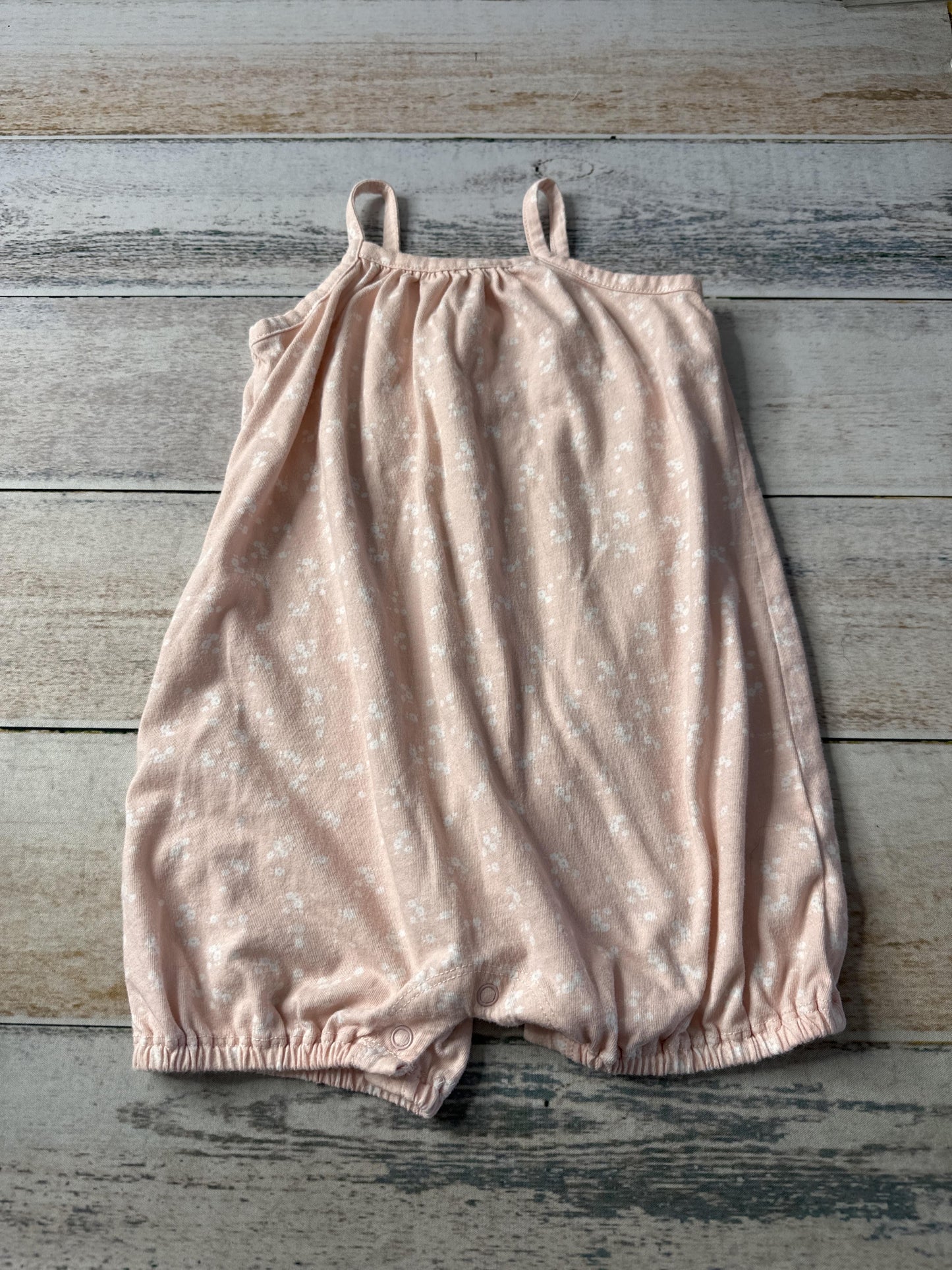 Nordstrom Girls pink | White | Flowers Romper Size: 18 months pink | White | Flowers