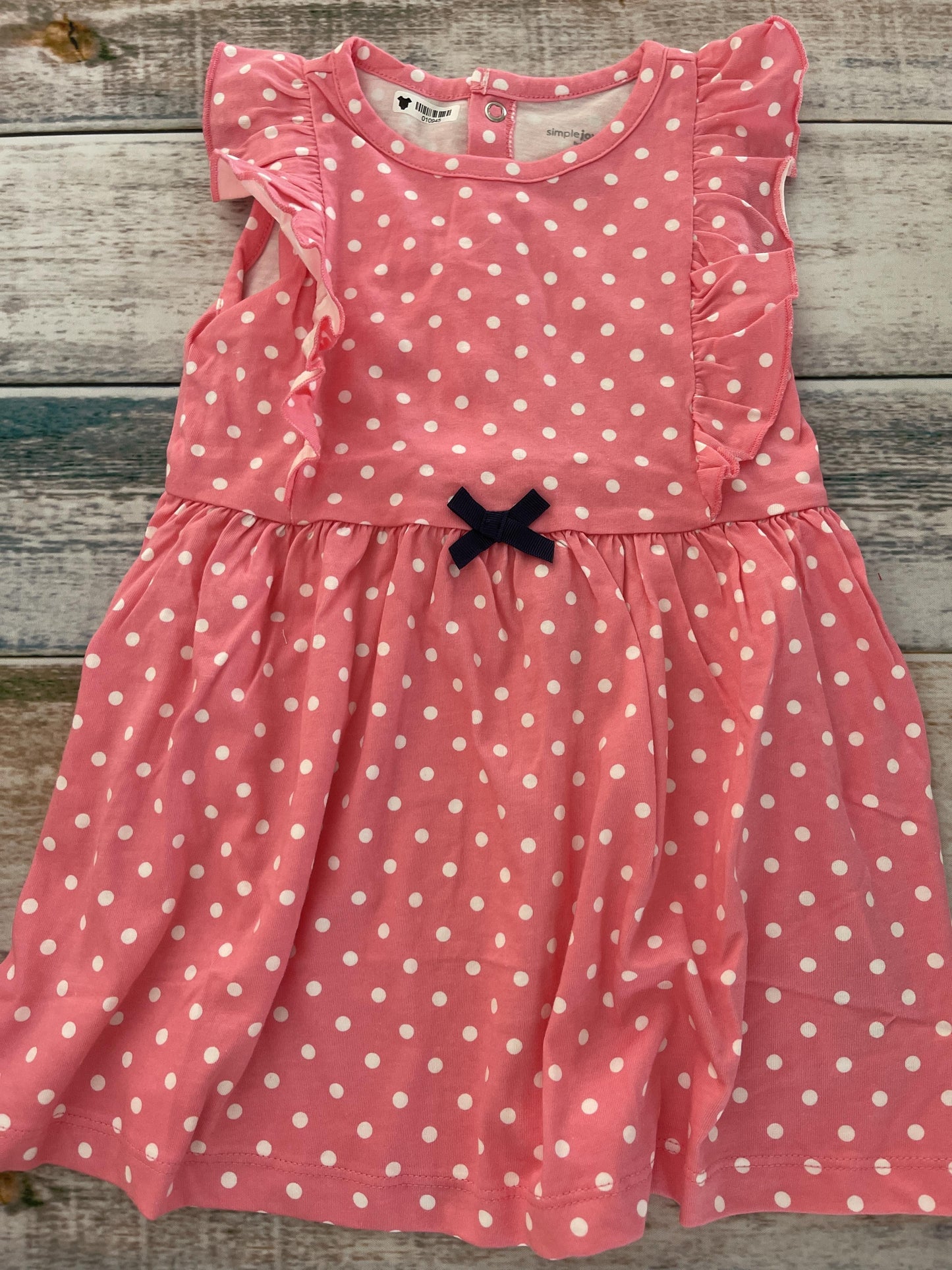 Carters Girls pink | White | polka dot Dress Size: 24 months pink | White | polka dot