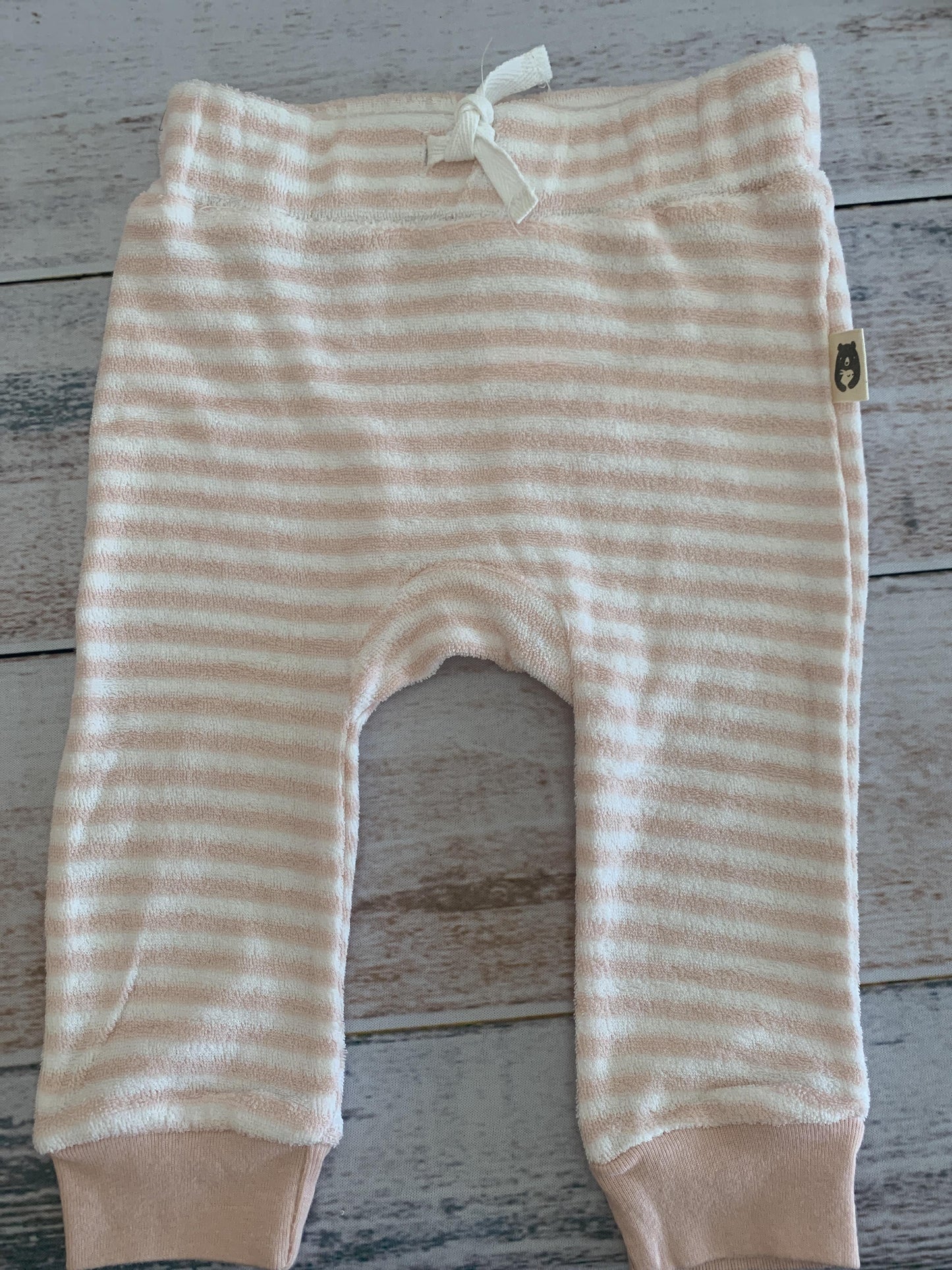 Rabbit Bear Girls pink | White | Stripe Pants Size: 6-9 months pink | White | Stripe
