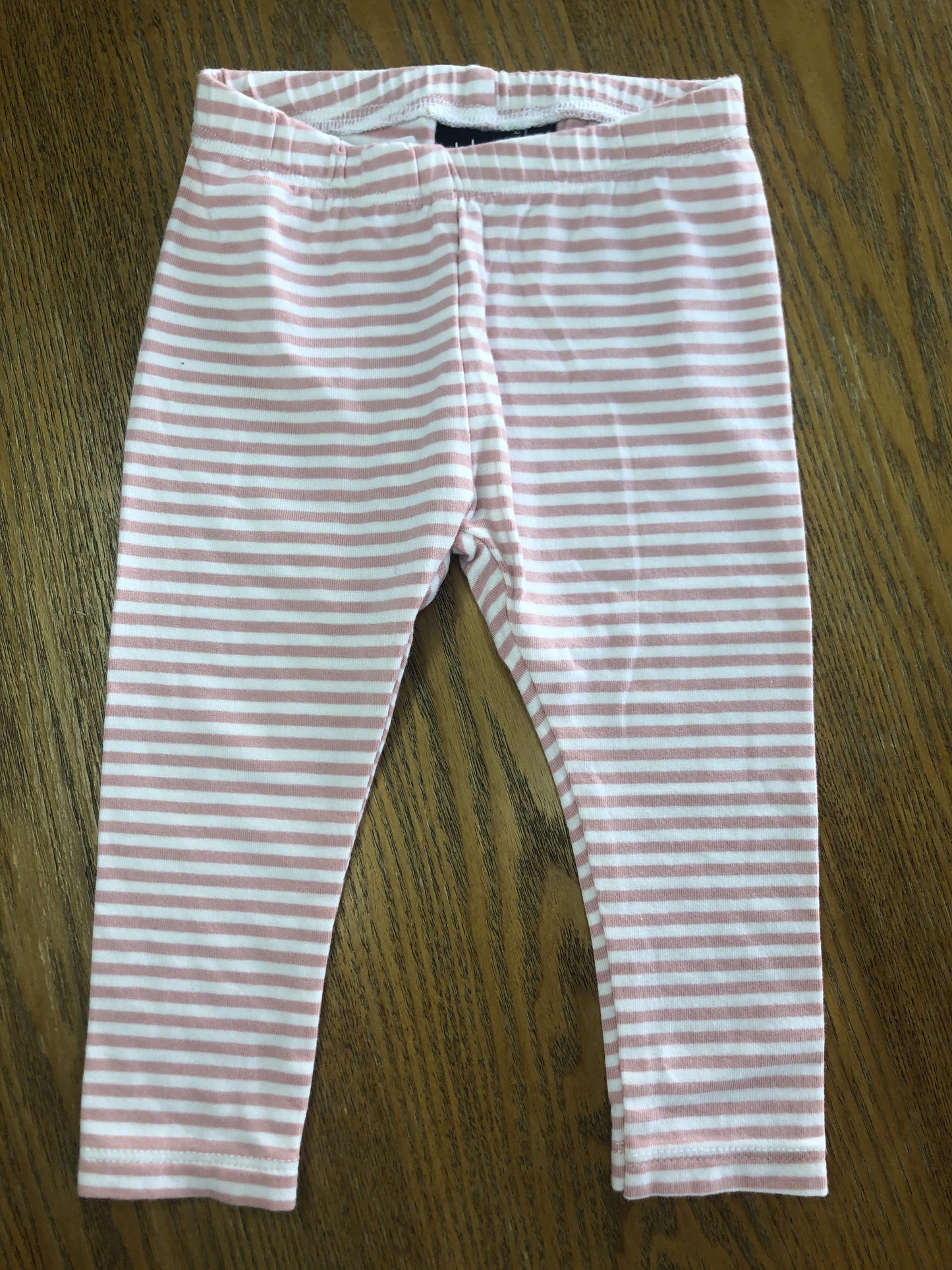 BabySprouts co Girls pink | White | Striped Pants Size: 6-12 months pink | White | Striped