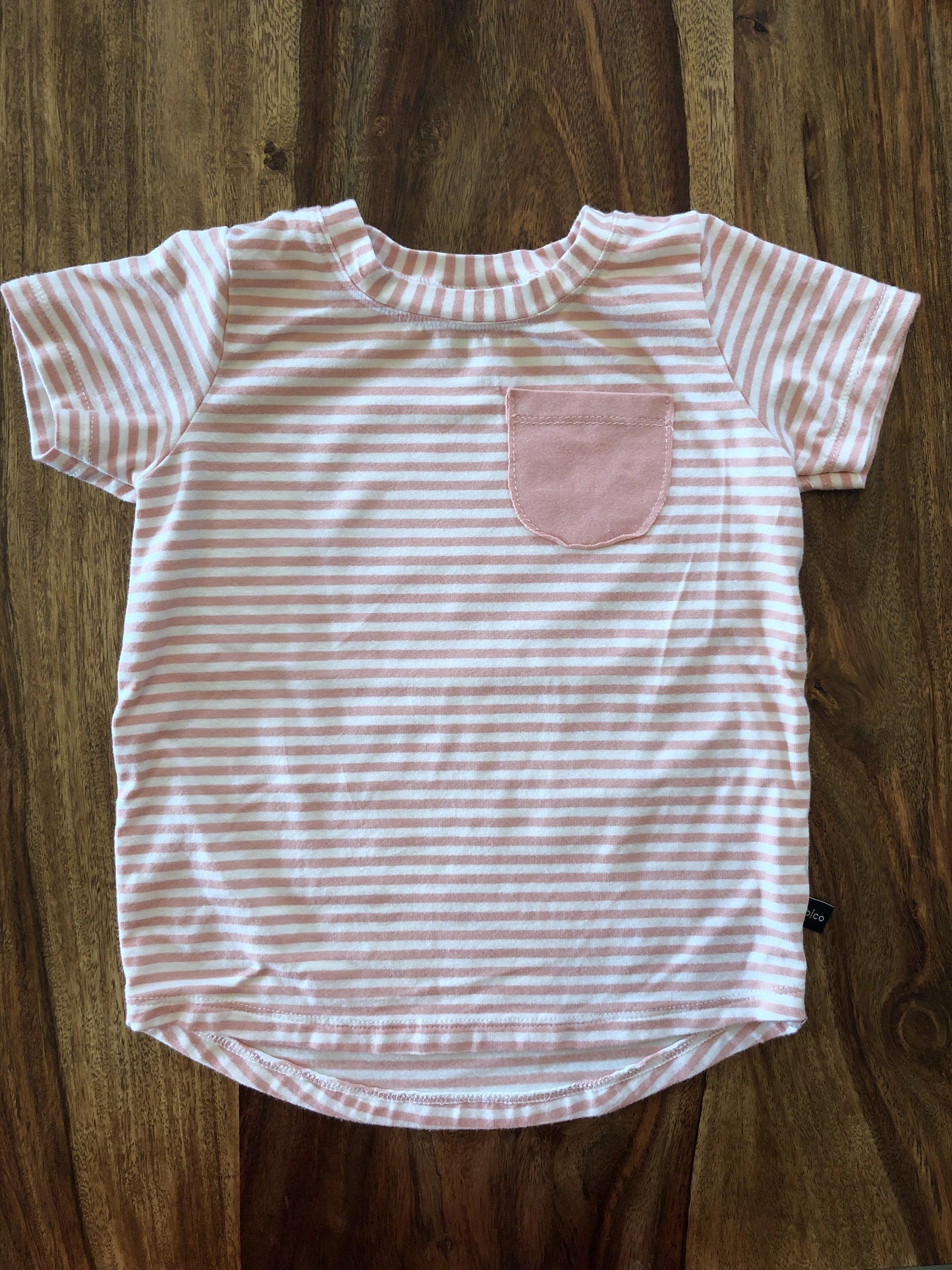 BabySprouts co Girls pink | White | Striped T-Shirt Size: 18-24 months pink | White | Striped