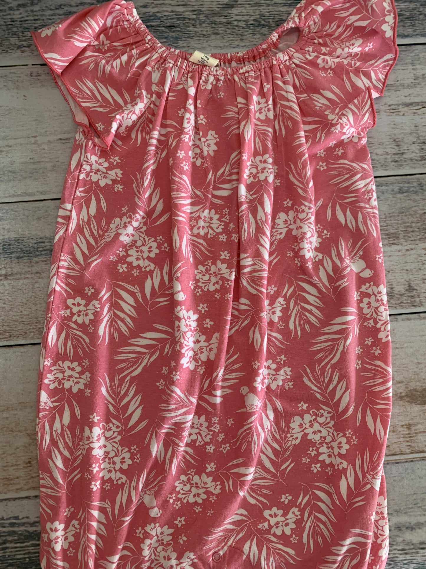 Tucker + Tate Girls pink | White | Tropical Romper Size: 18 months pink | White | Tropical