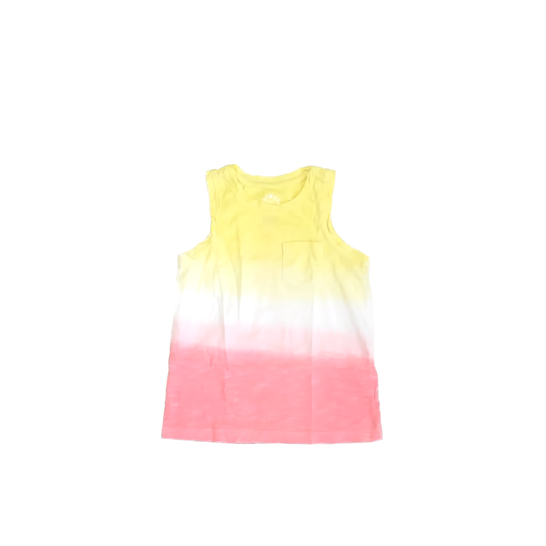 Primary Boys Pink | White | Yellow | Tie Dye Tank Top Size: 5T Pink | White | Yellow | Tie Dye