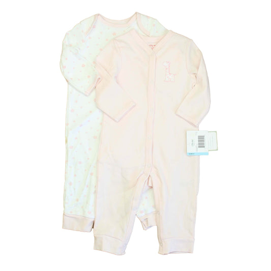 Little Me Girls Pink | White Long Sleeve Outfit Size: 6 Months