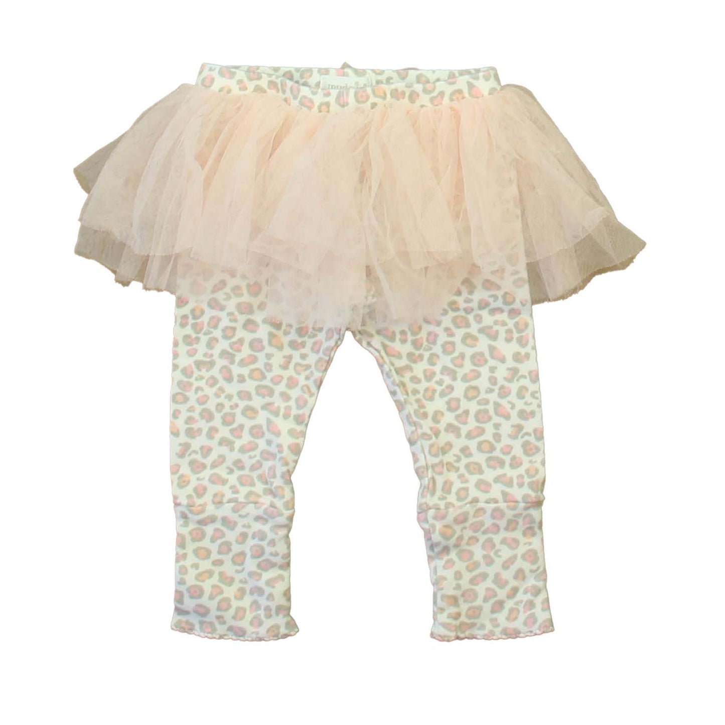 Mudpie Girls Pink | White Leggings Size: 6 Months Pink | White
