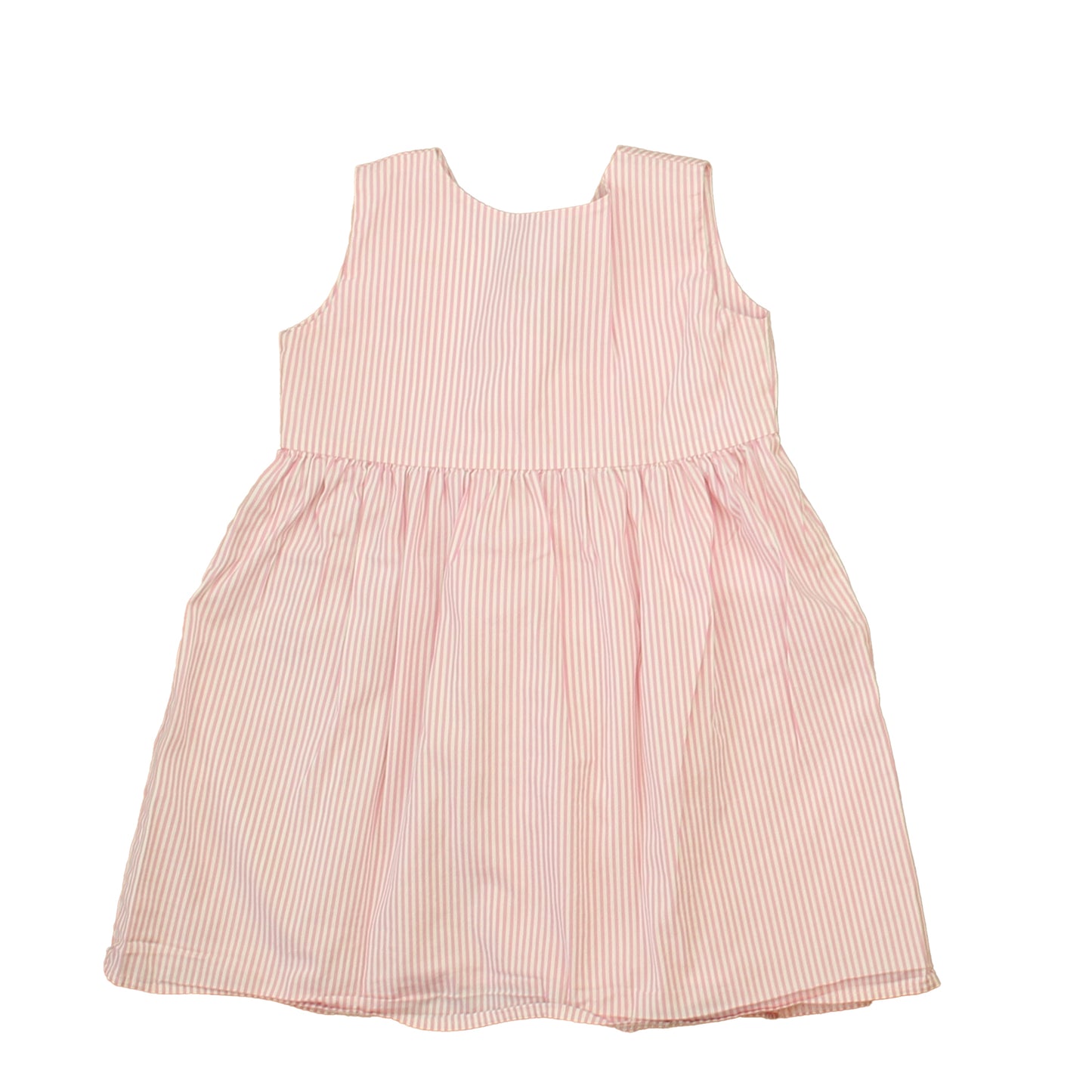Kristaben Girls Pink | White Dress Size: 12-18 Months