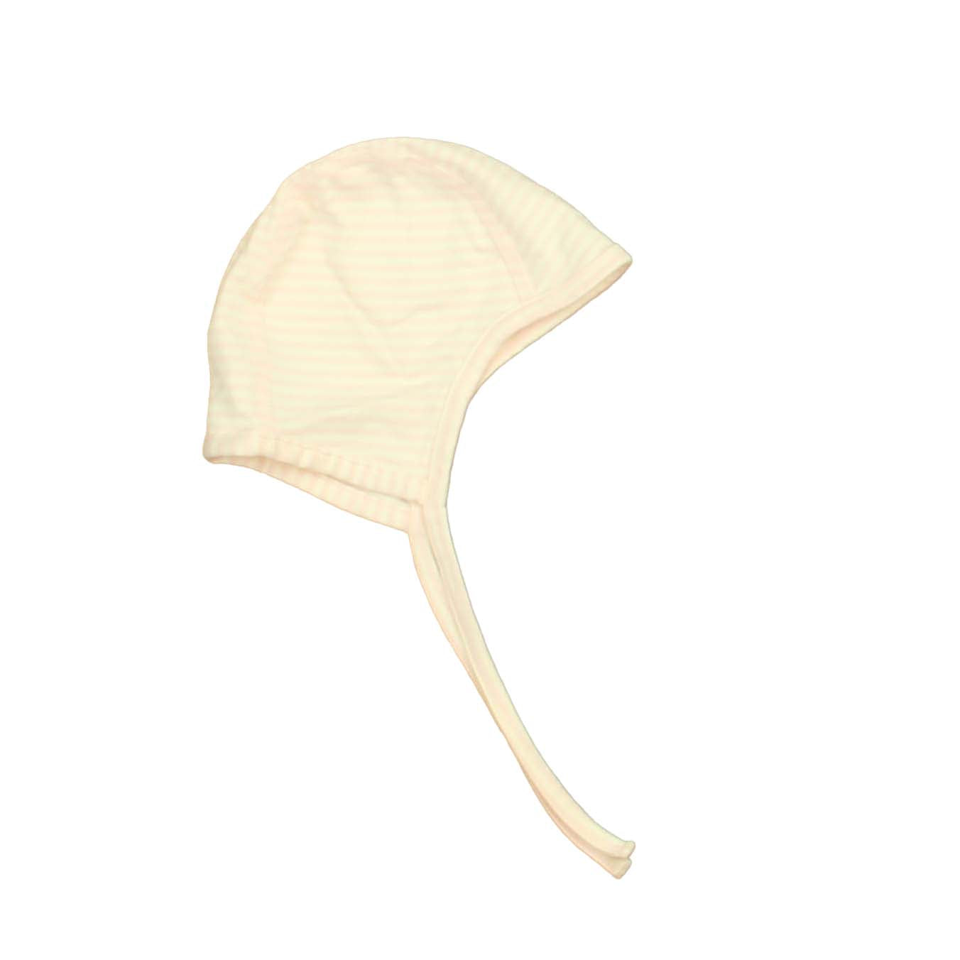 Hanna Andersson Girls Pink | White Hat Size: 3-12 Months Pink | White