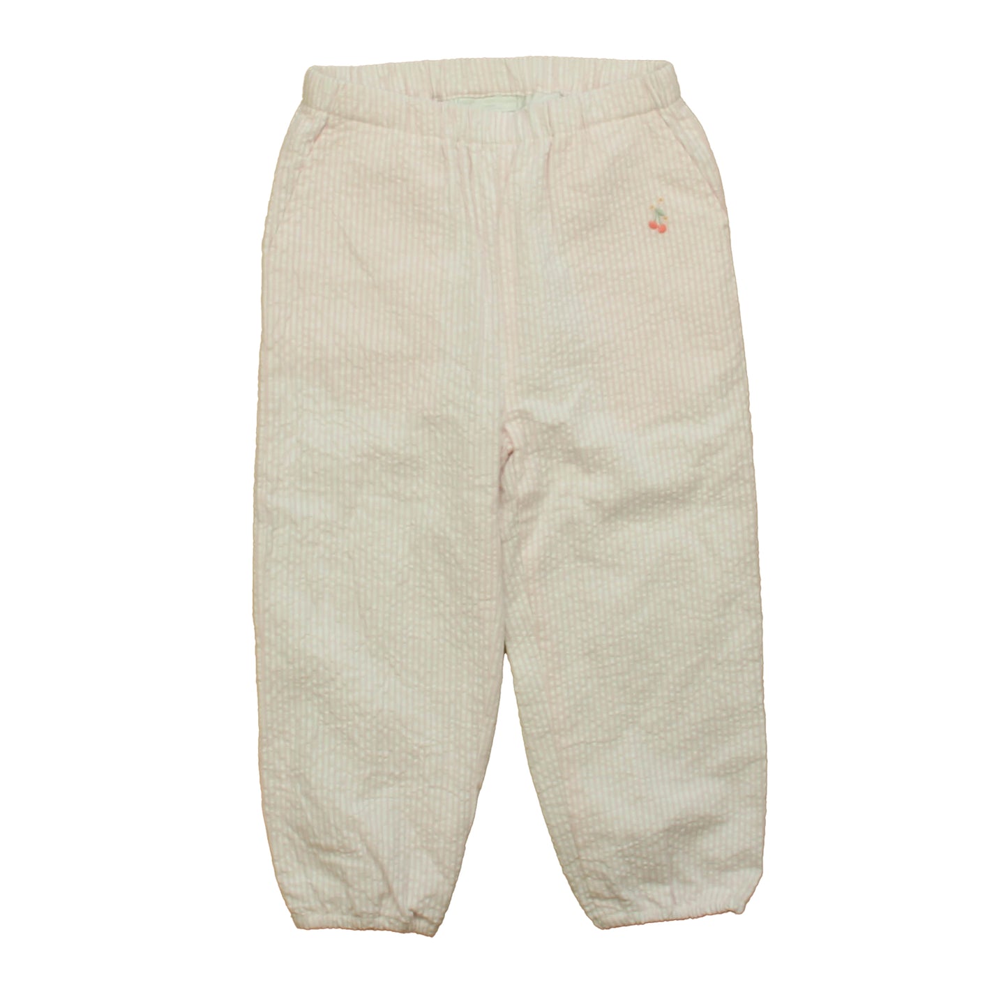 The Little White Company Girls Pink | White Pants Size: 2-3T Pink | White