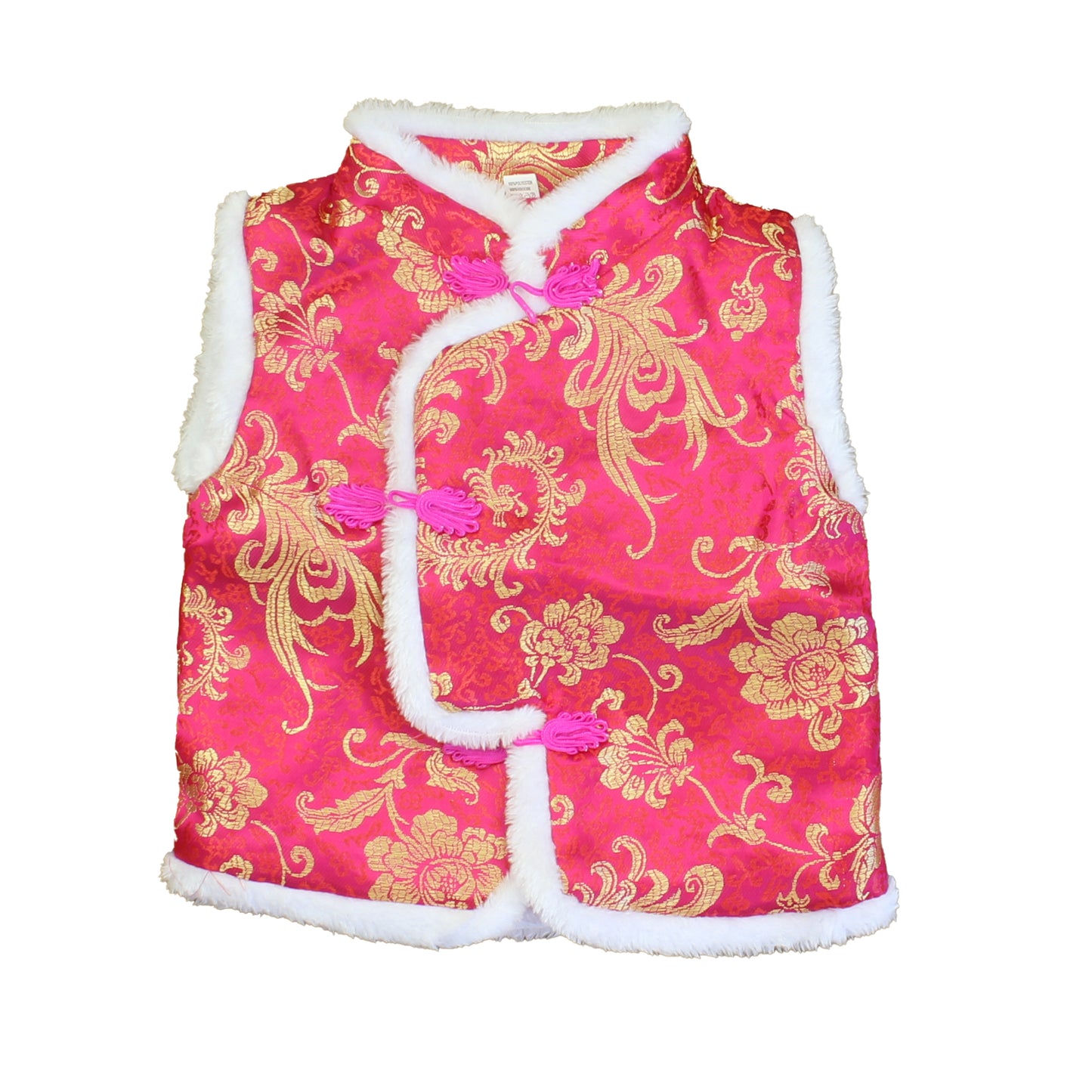 Unknown Brand Girls Pink | White Vest Size: 18-24 Months Pink | White