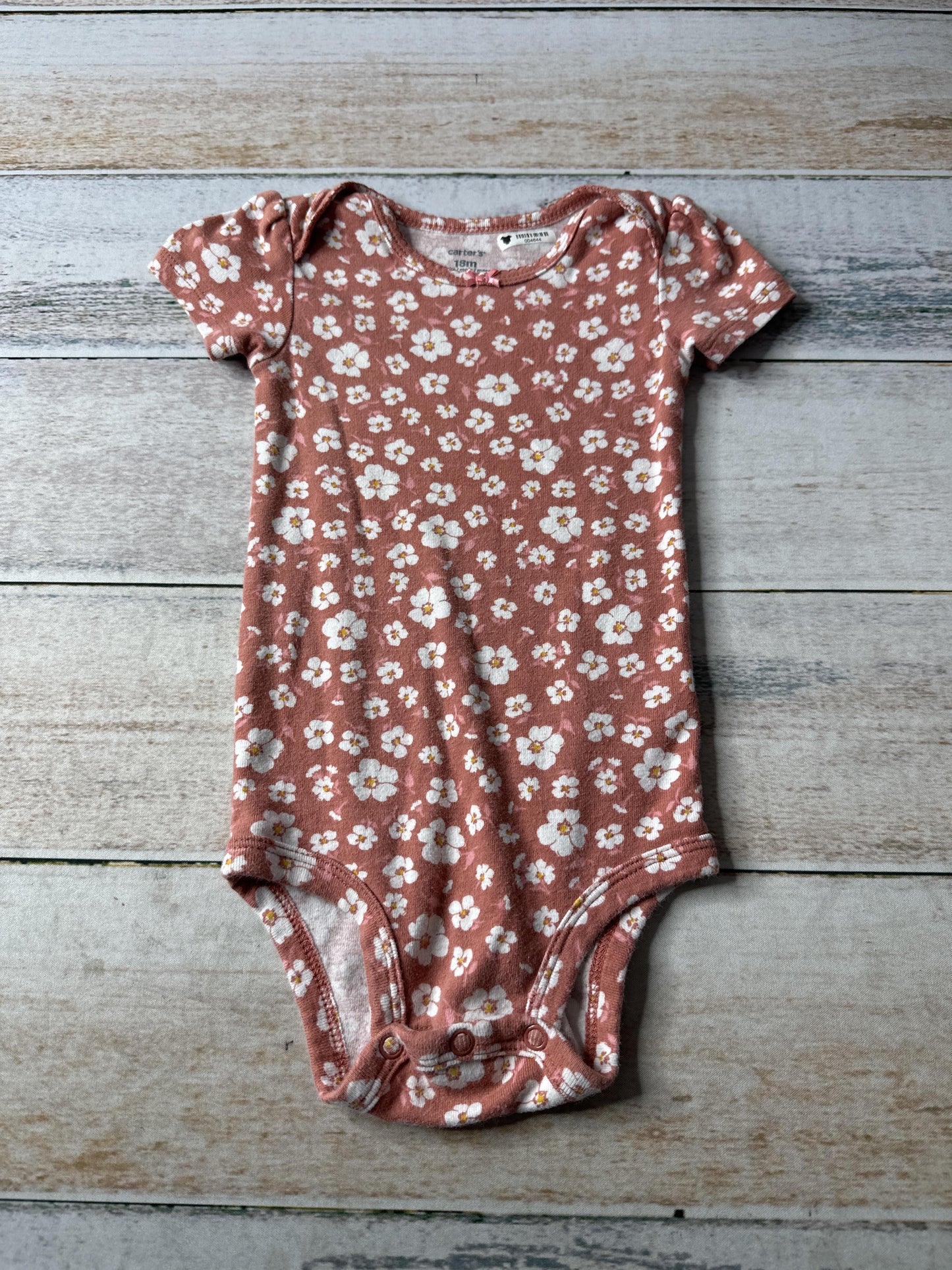 Carters Girls pink | White Onesie Size: 18 months pink | White