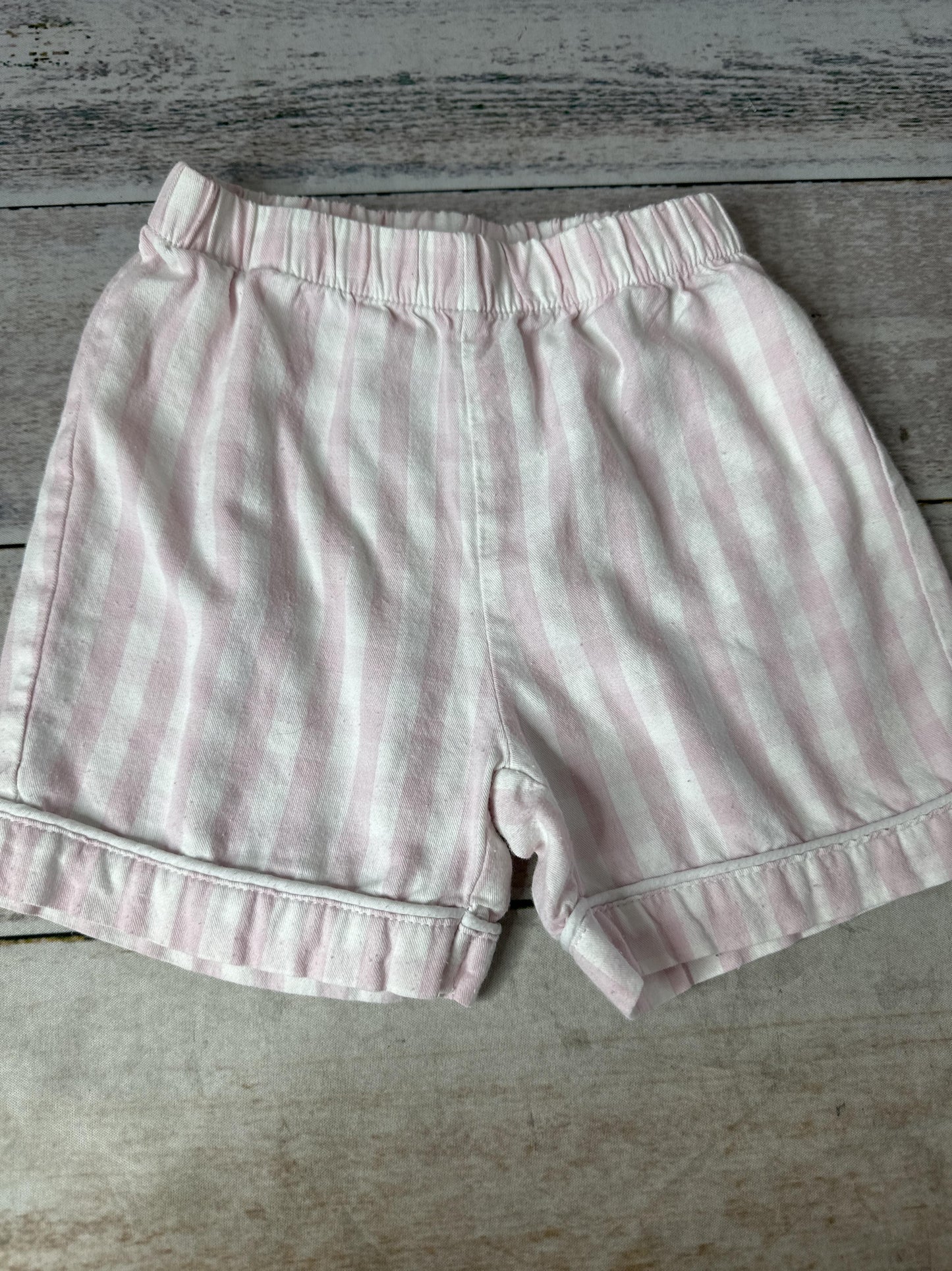 Petit Plume Unisex pink | White Shorts Size: 2T pink | White