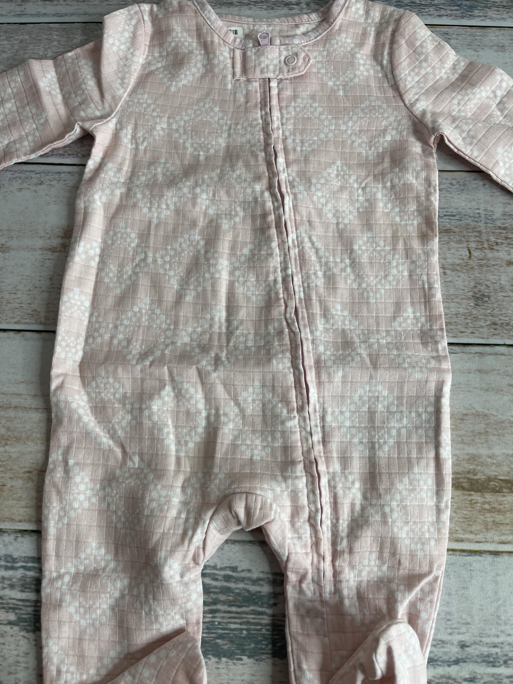Aden + Anais Girls pink | White Pajamas Size: 0-3 months pink | White